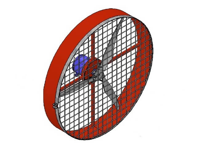 Ventilador Industrial Aviário Grande 100cm Alta Potência