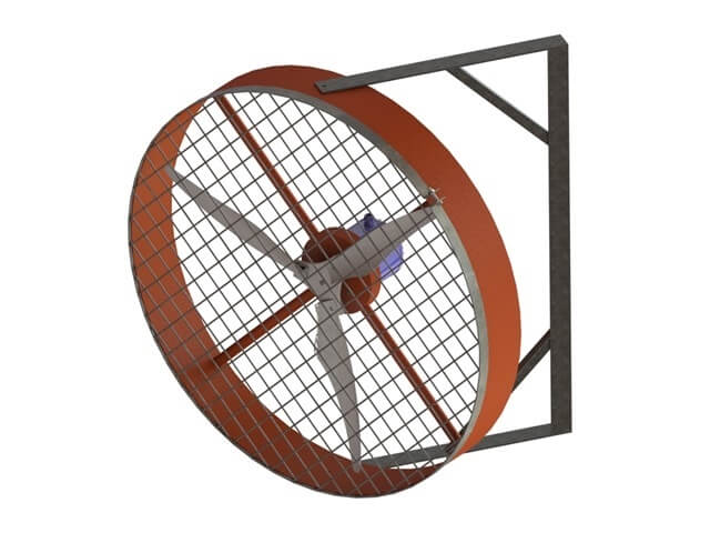 Ventilador Para Uso Em Aviarios 1m Grande Alta Potência