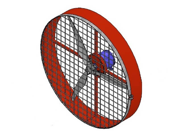 Ventilador de Parede Industrial 1m
