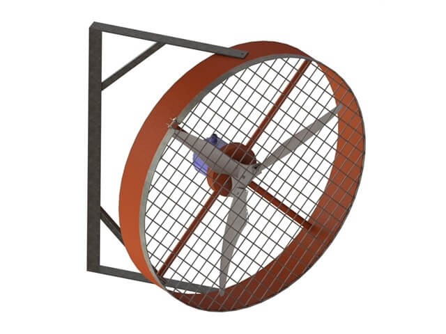 Ventilador de Parede Tufão Grande 100cm Alta Potência