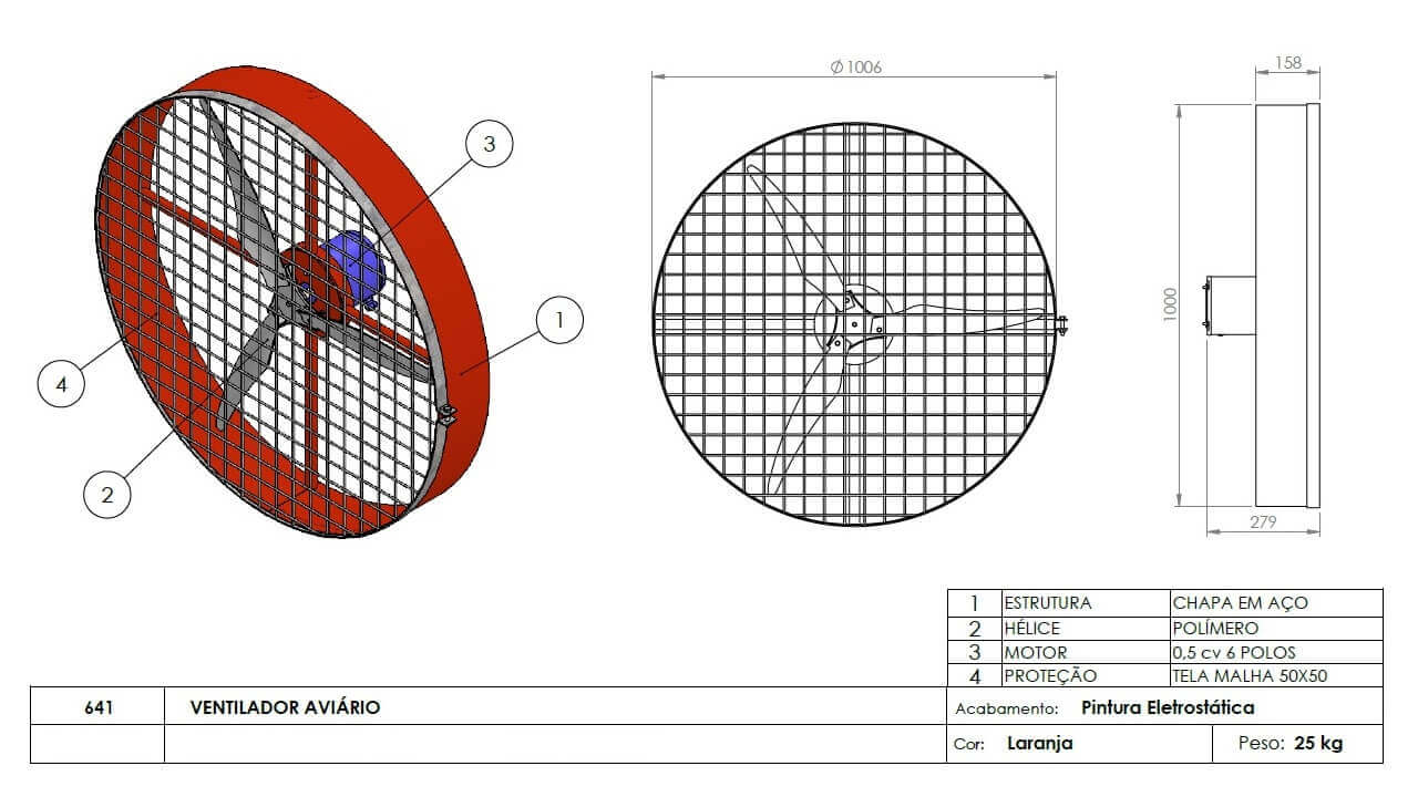 Ventilador para Aviário Ventilador para Aviário
